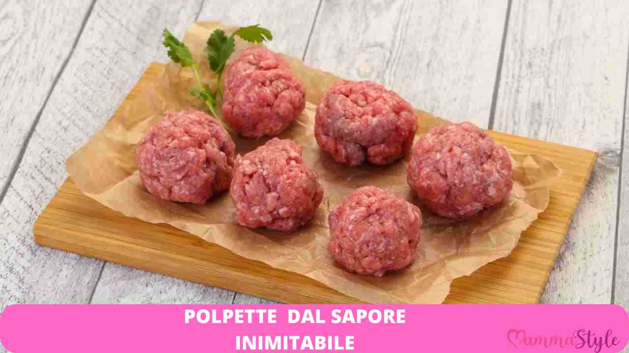 polpette sapore inimitabile