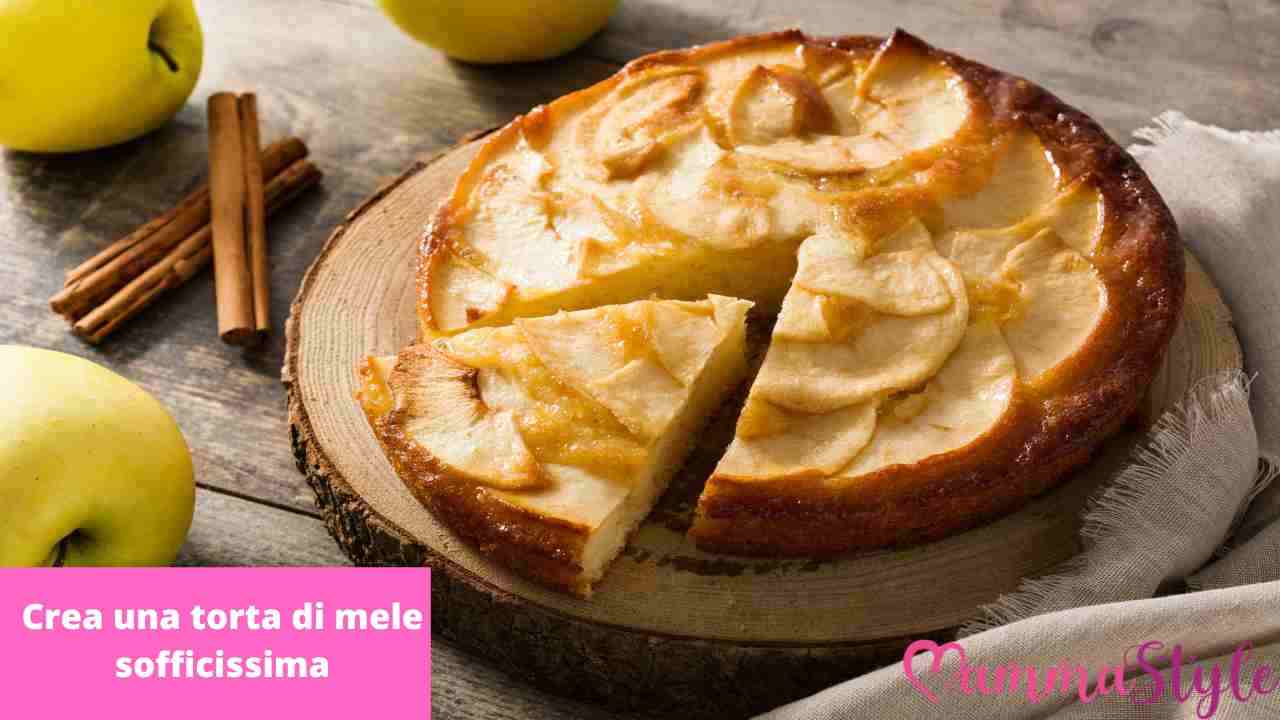 torta di mele sofficissima
