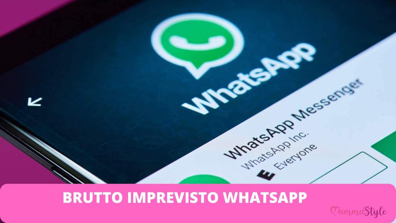 Whatsapp brutto imprevisto