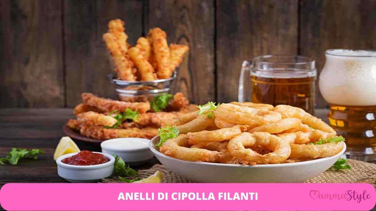 anelli cipolla cuore filante