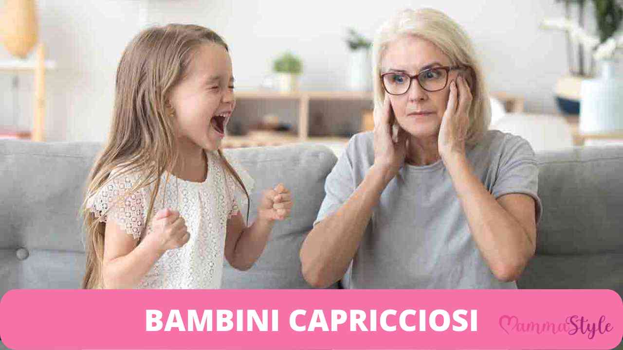 segni bambini capricciosi