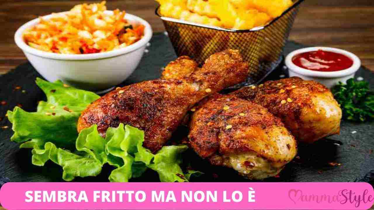 pollo forno croccante