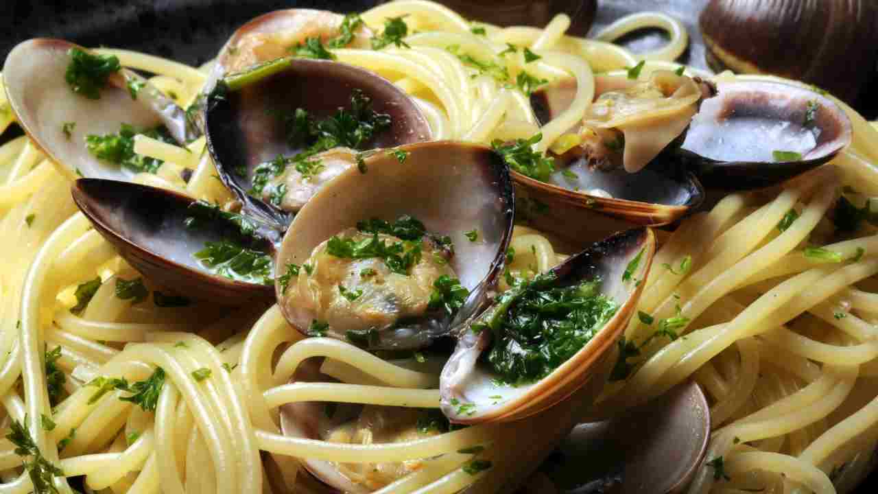 spaghetti vongole ristorante