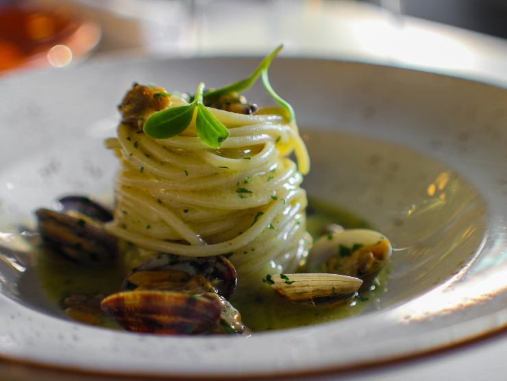 spaghetti vongole ristorante