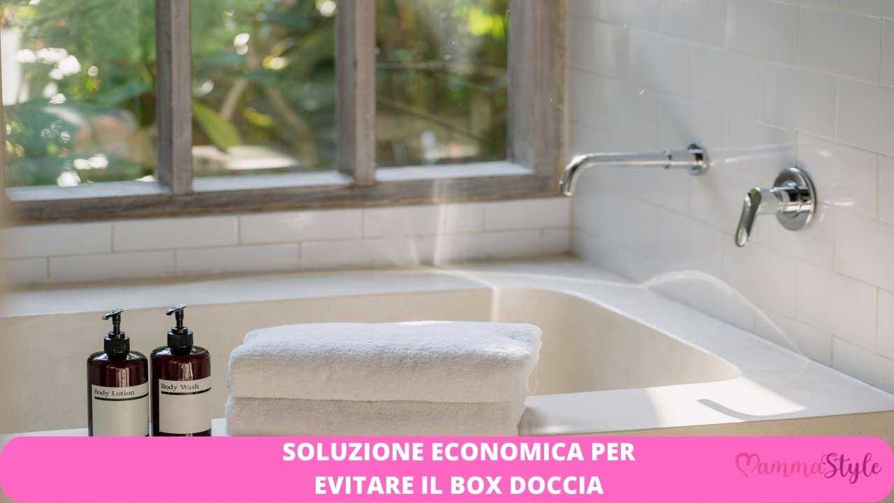 soluzione economica box doccia