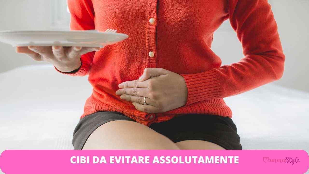 assolutamente evitare cibi