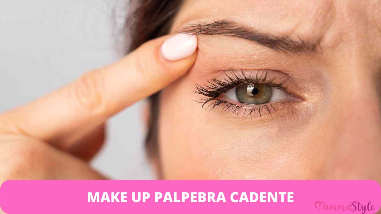 make up palpebra cadente