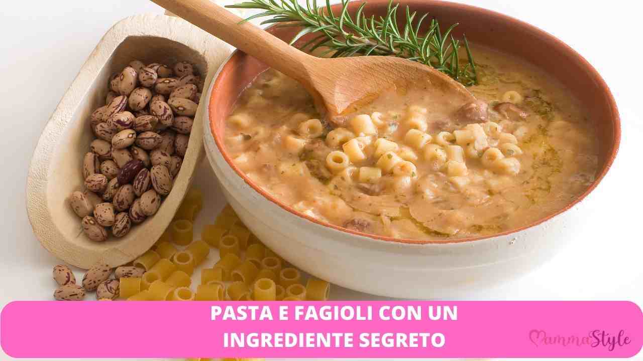 pasta fagioli ingrediente