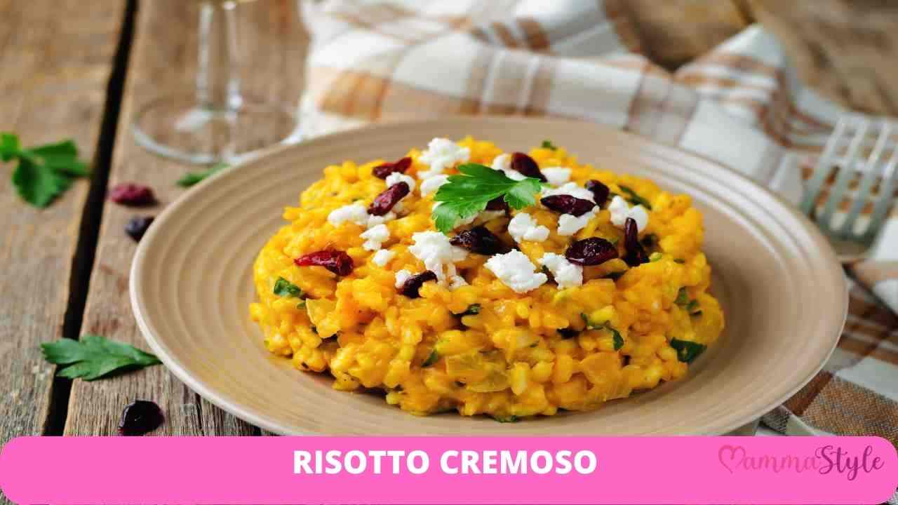 risotto cremoso pieno di gusto