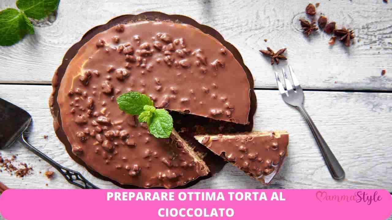 torta al cioccolato