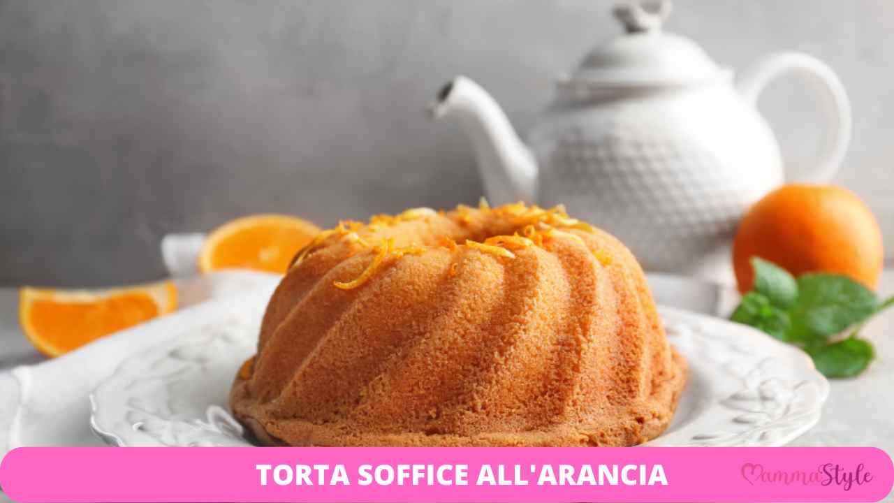 torta soffice arancia