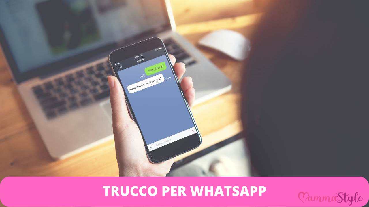 trucco semplice whatsapp