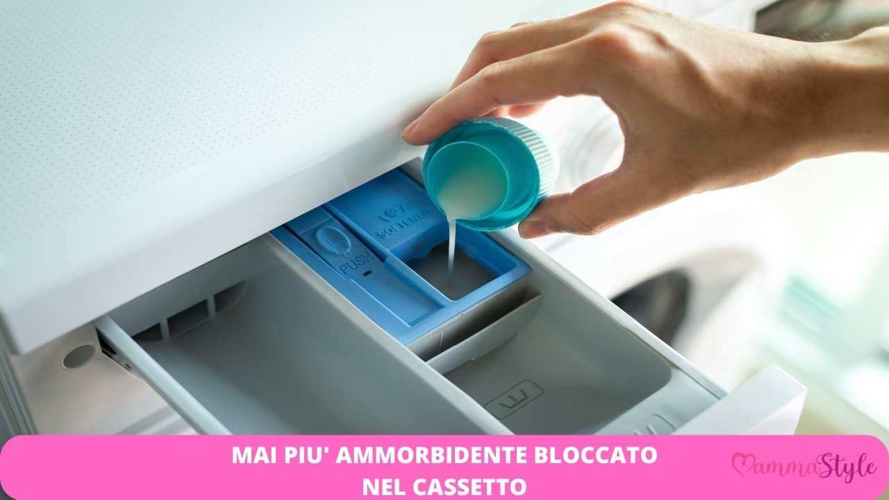 ammorbidente cassetto lavatrice