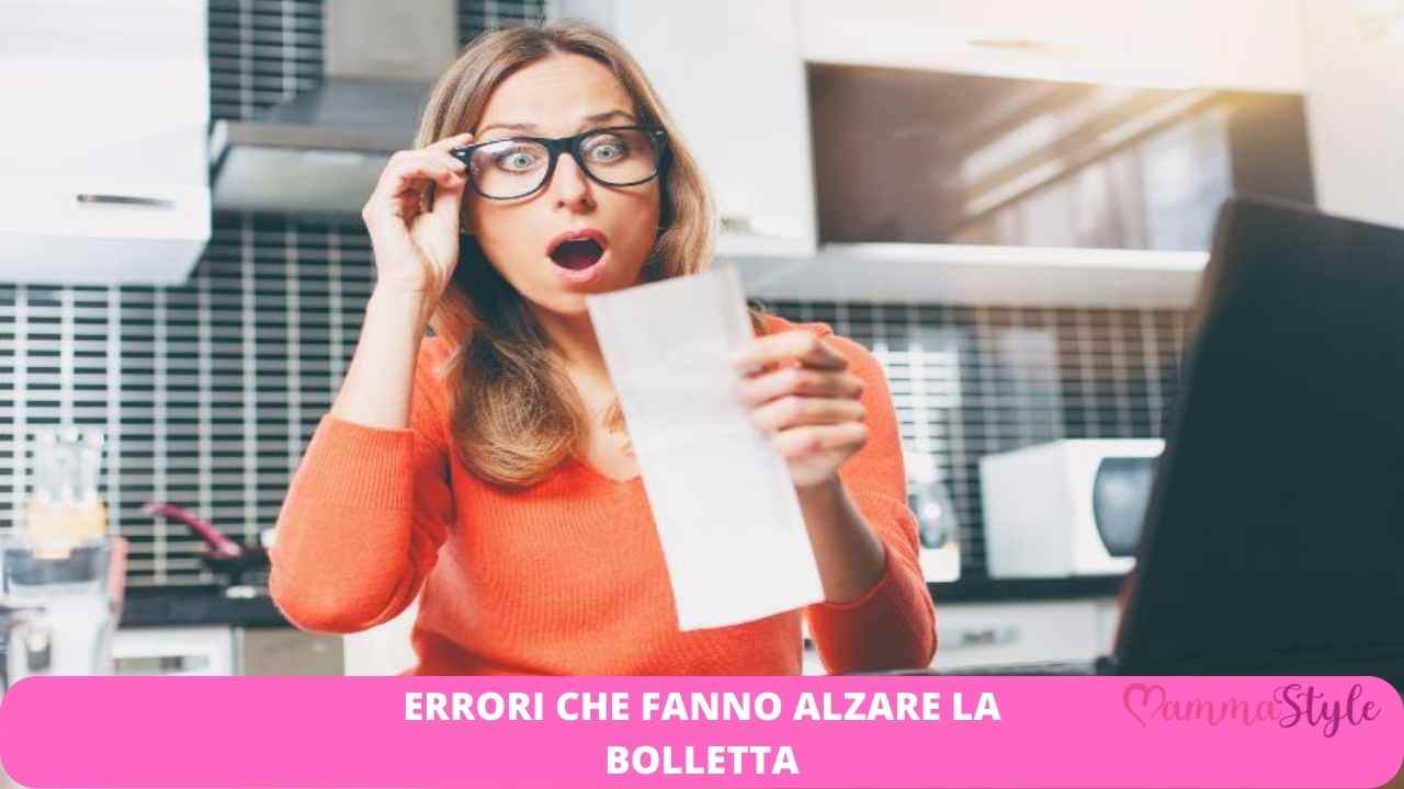 errori banali bolletta