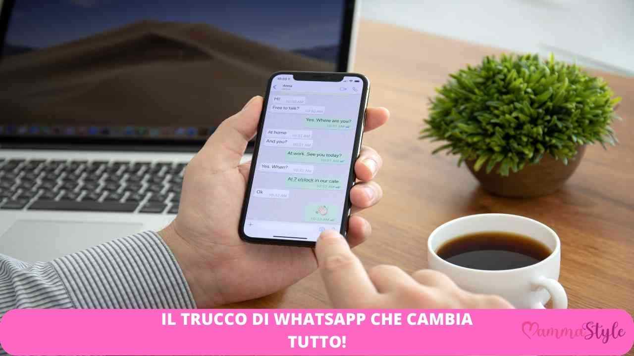 eliminare messaggio WhatsApp