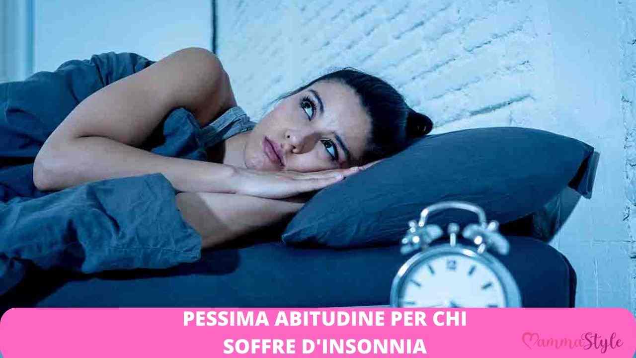 insonnia abitudine