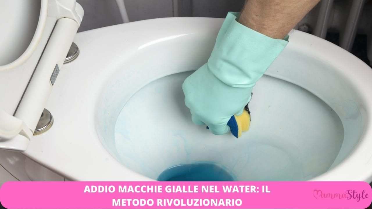 macchie gialle wc