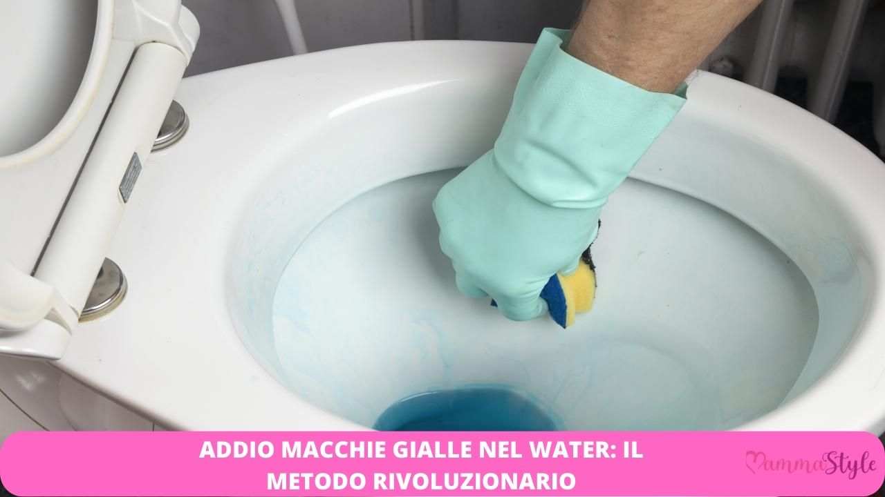 macchie gialle wc