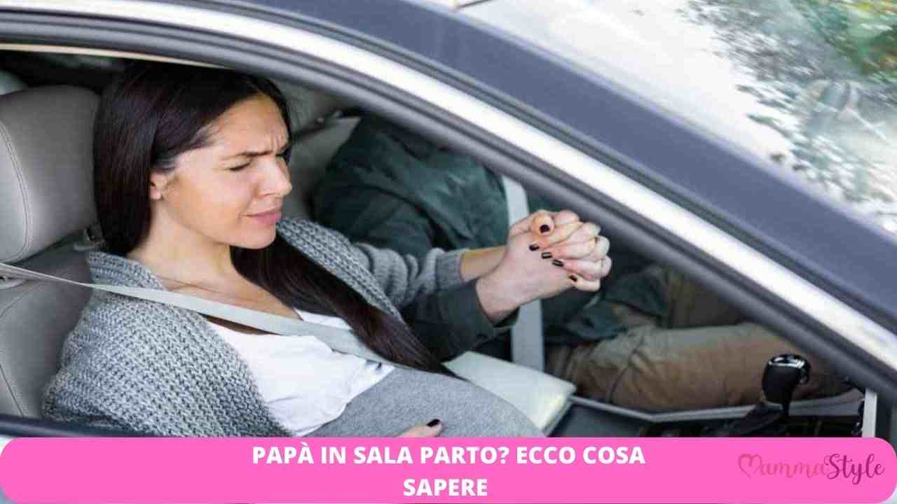 papà sala parto