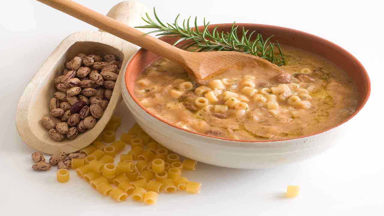 pasta fagioli diversa