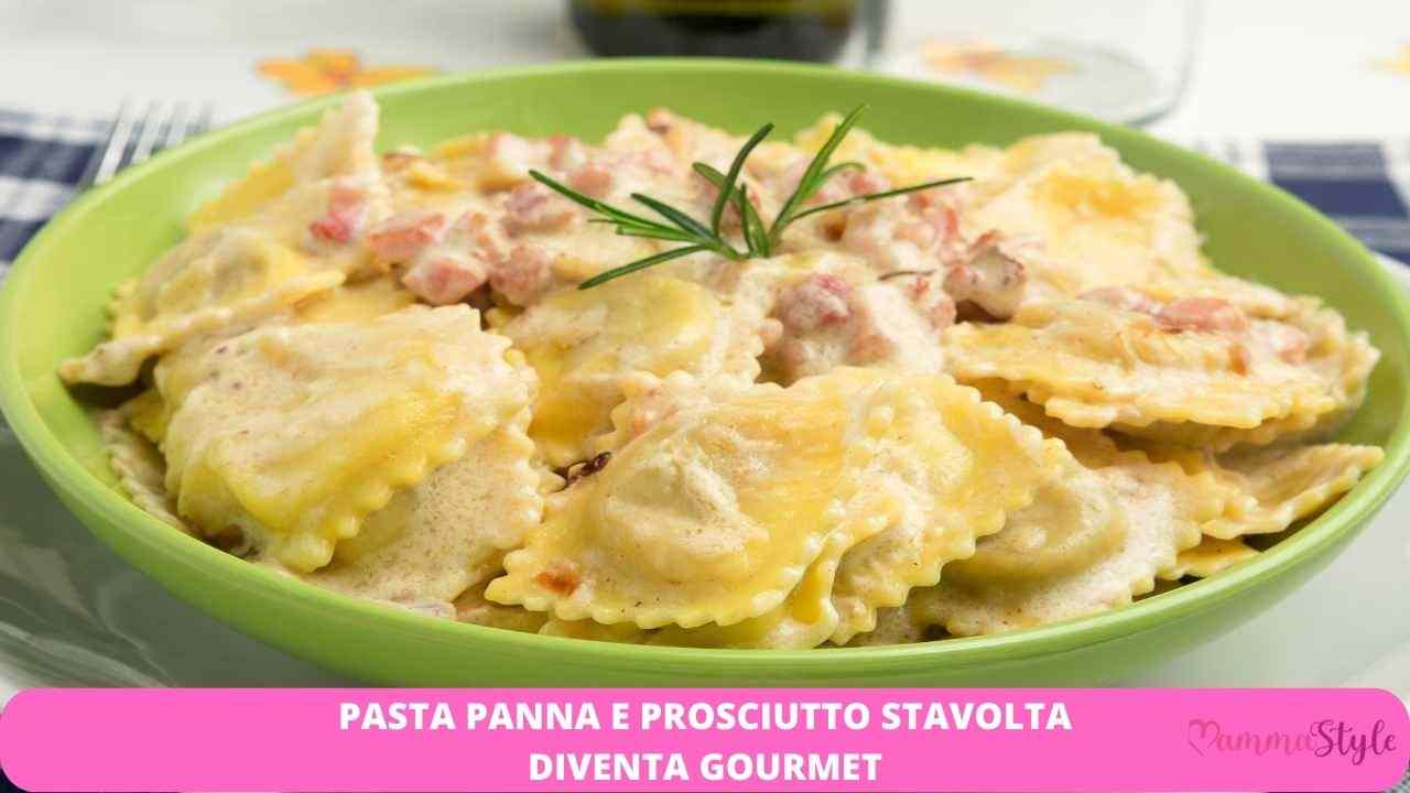 pasta panna e prosciutto