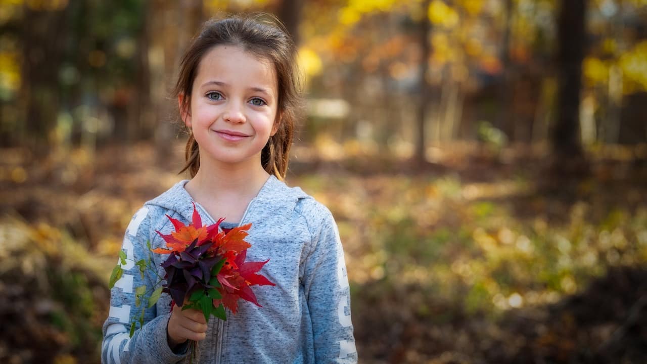 portare bambini autunno