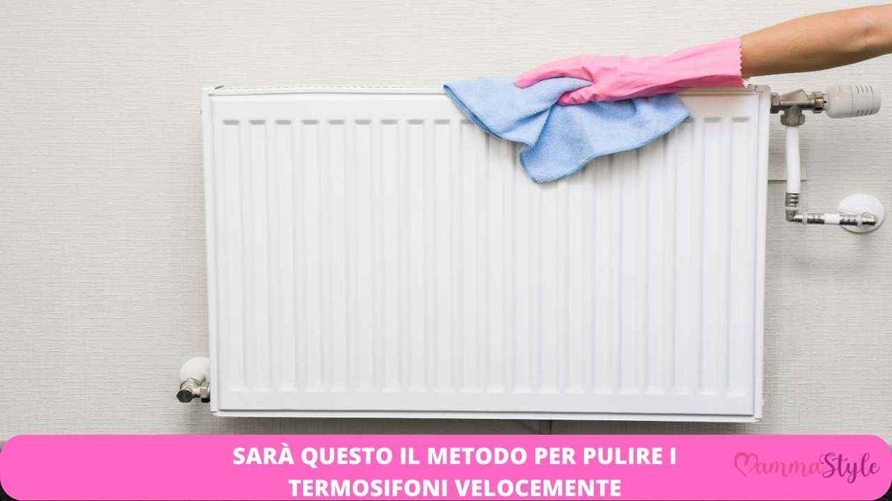 pulire termosifoni risparmiare