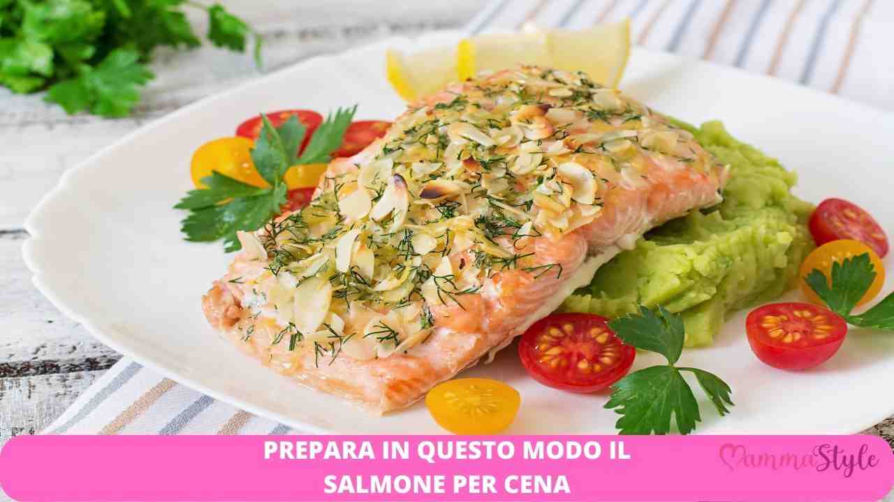 salmone cena