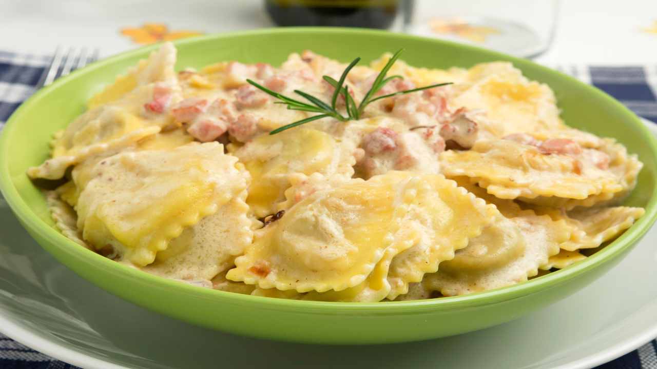 pasta panna e prosciutto