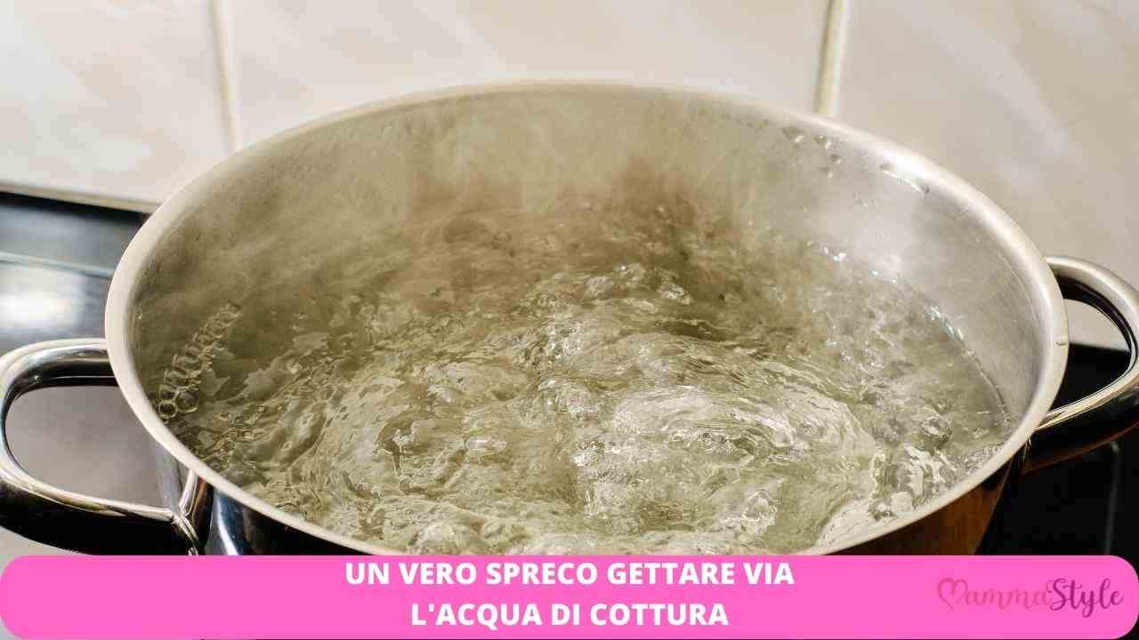 buttare acqua cottura pasta