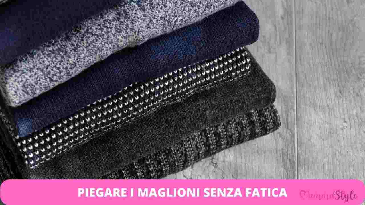 piegare magliette trucco