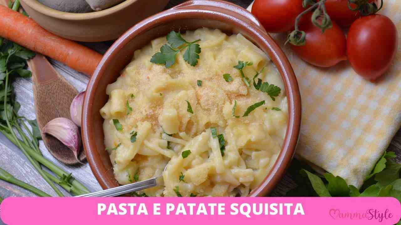 pasta patate sapore avvolgente