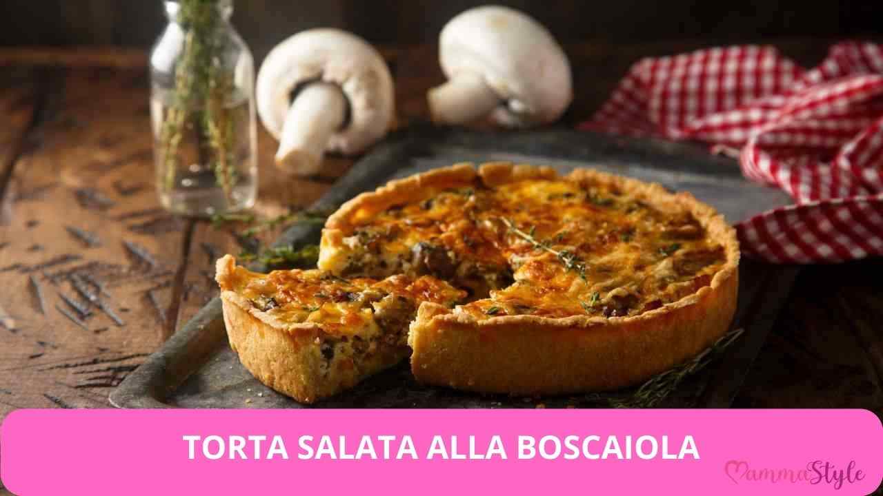 torta salata boscaiola