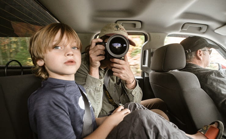 viaggiare auto bambini