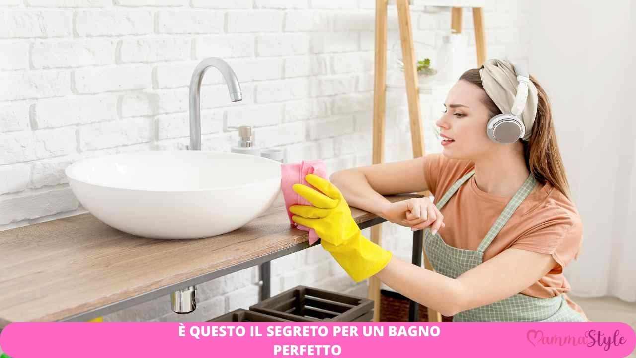 segreto pulire bagno