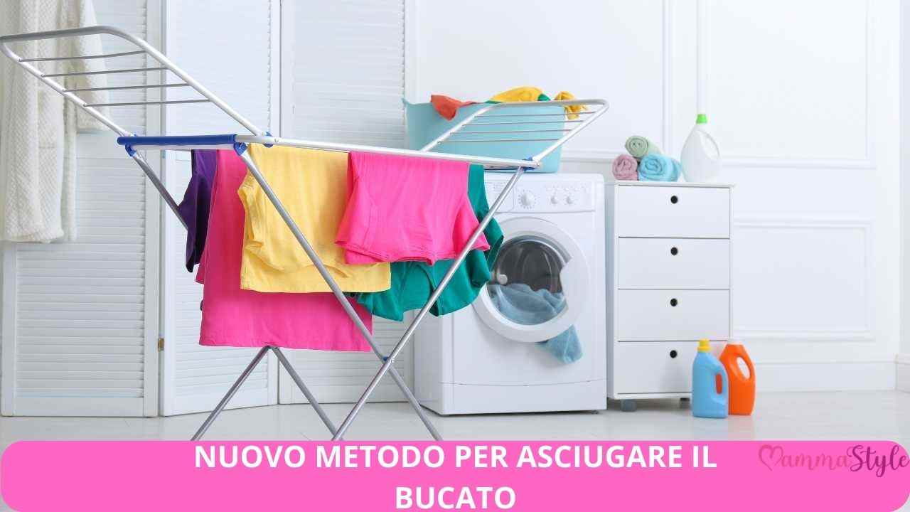 metodo per asciugare bucato