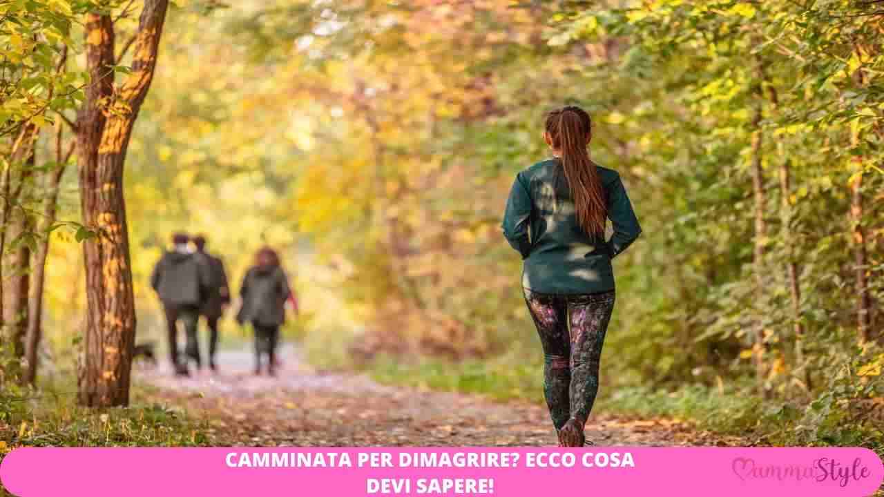 camminata dimagrire