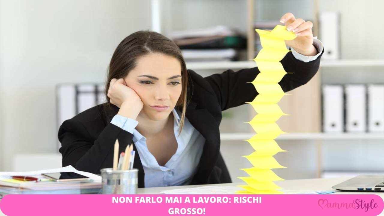 cose non fare lavoro