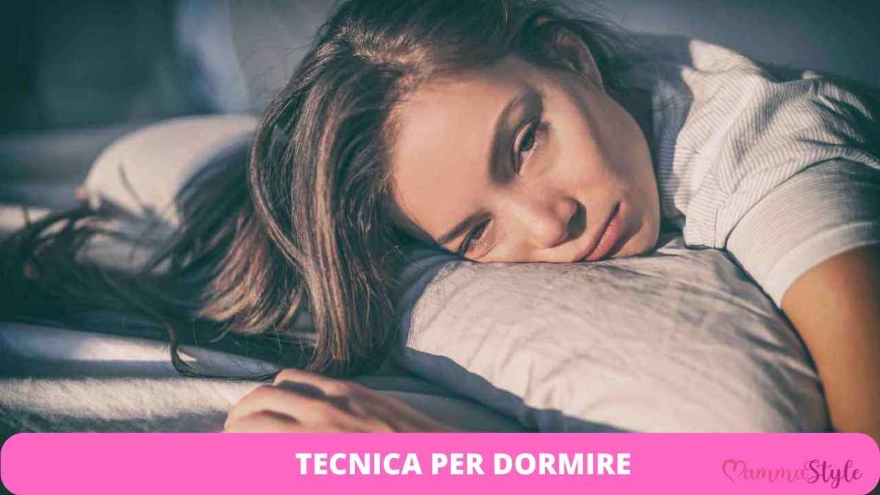 dormire tecnica