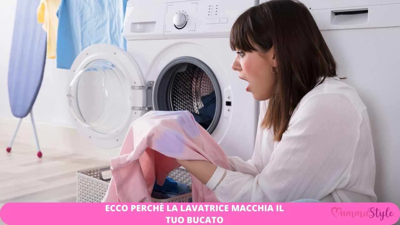 lavatrice macchia bucato