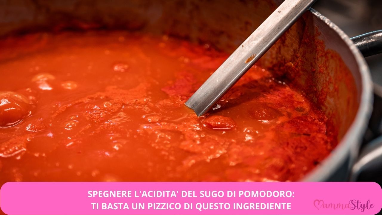 spegnere acidità pomodoro