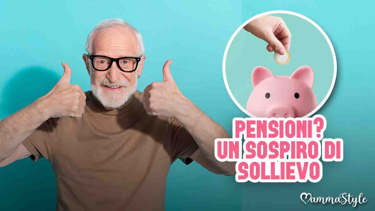 Pensioni sospiro sollievo