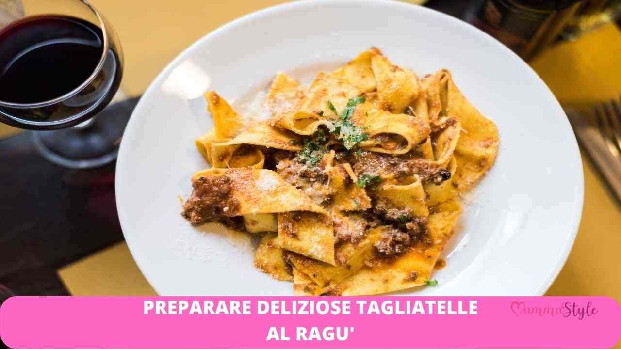 deliziosa pasta al ragù