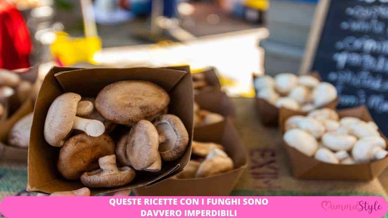 3 ricette funghi
