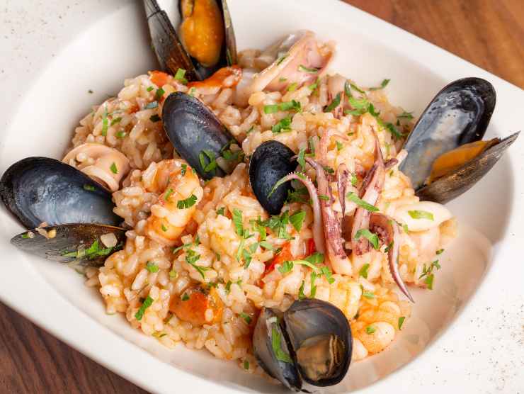 risotto pescatora