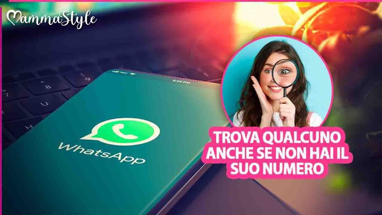 trovare qualcuno WhatsApp