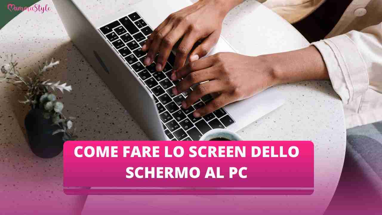 fotografare schermo pc