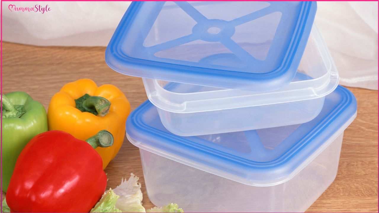 contenitori plastica unti appiccicosi