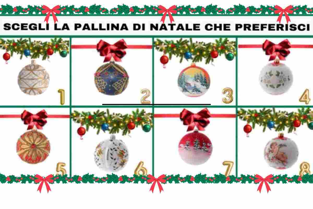 La pallina di Natale che scegli rivela la tua vera personalità