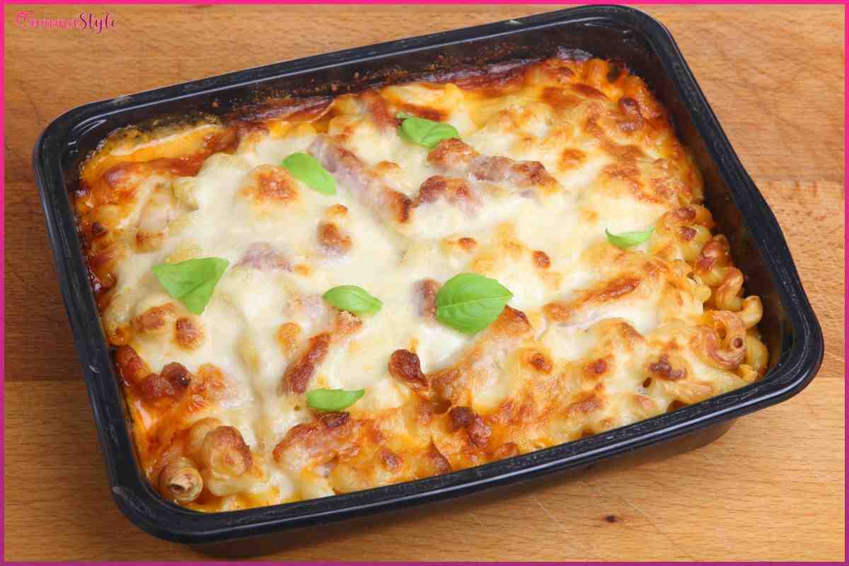 pasta al forno senza besciamella